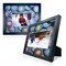 iFrame Commemorative Sports Athletics Frames I Fits 5x7 Photograph, Real Wood Black Finish, Desktop, Table Or Wall Mount I Shatterproof Plexiglass I Made in the USA